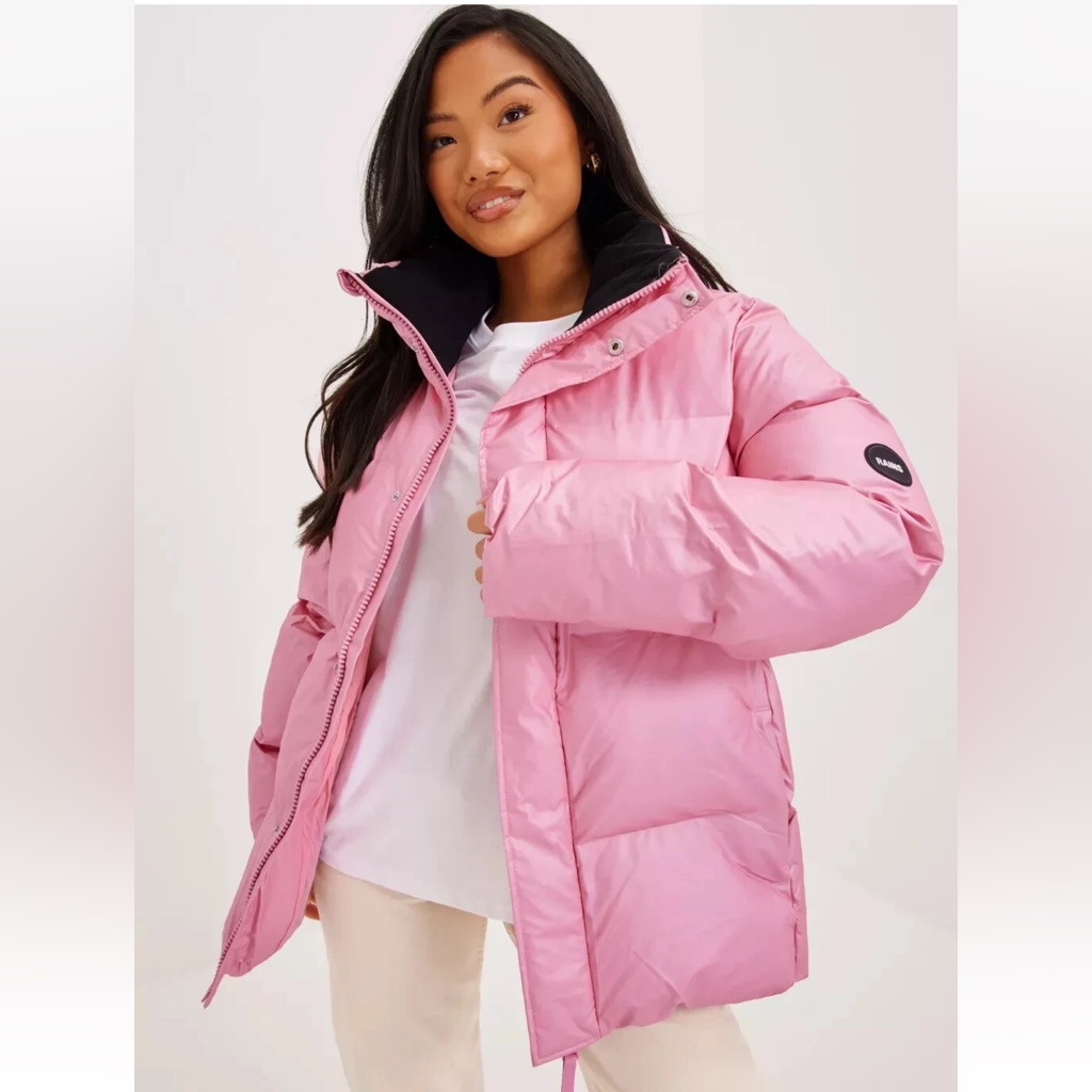 Rains Boxy Puffer Jacket Small
